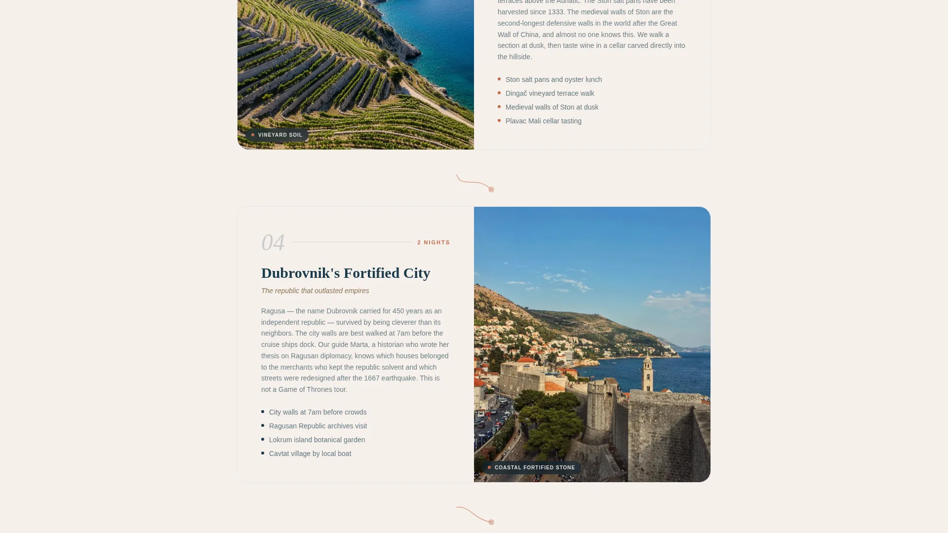 Immersive Dalmatian Travel Landing Page Template