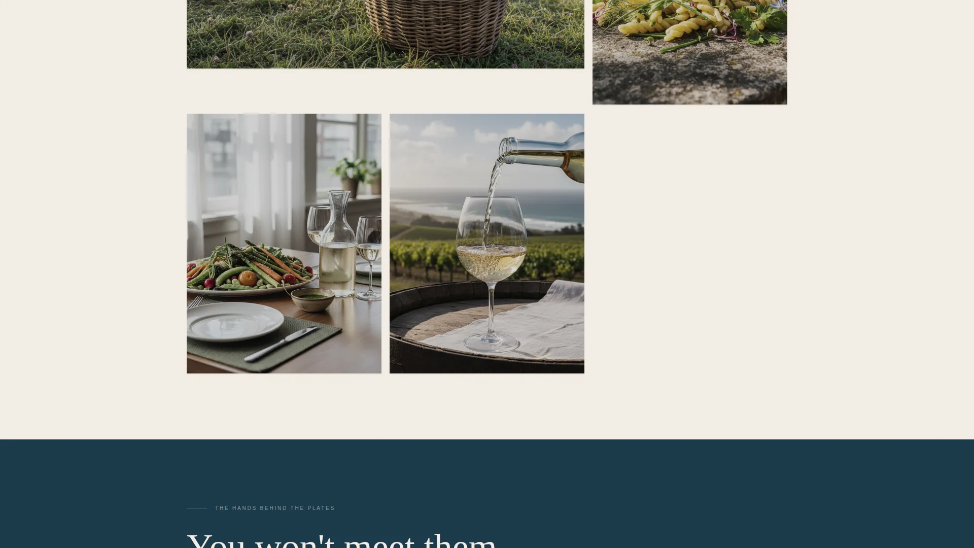 Croatia Food & Culinary Tour Landing Page Template