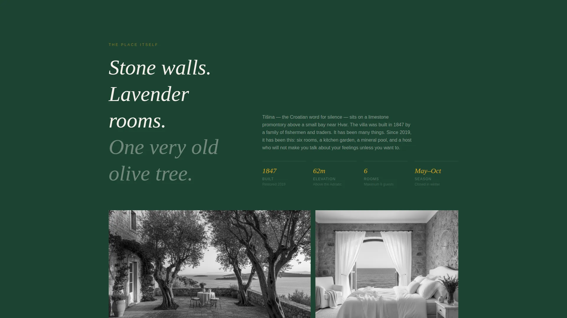 Croatia Wellness Retreat Landing Page Template
