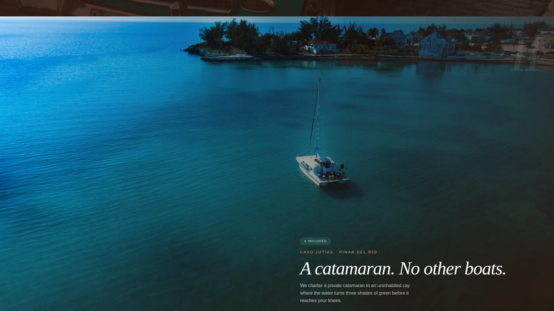 Cuba Honeymoon Landing Page Template