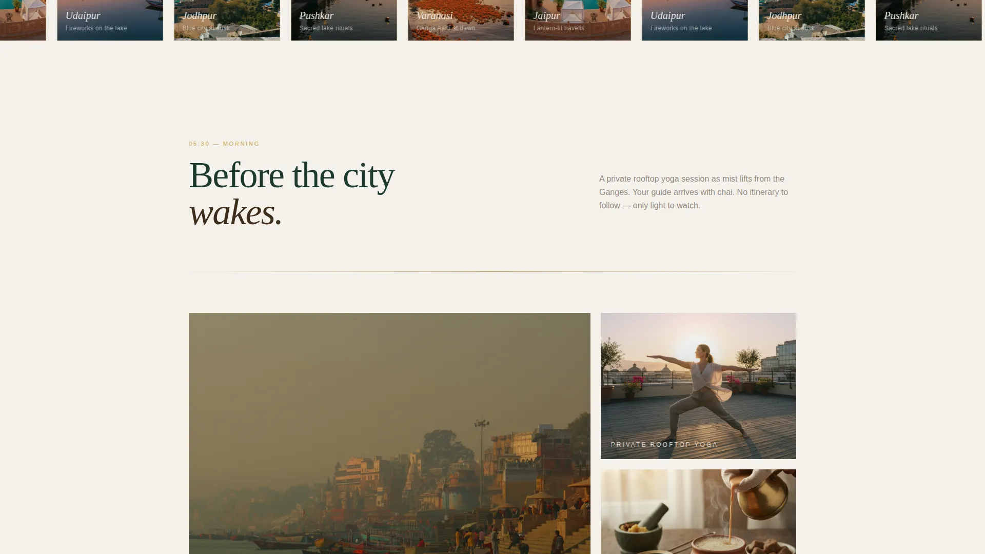 Diwali Festival Tour Landing Page Template