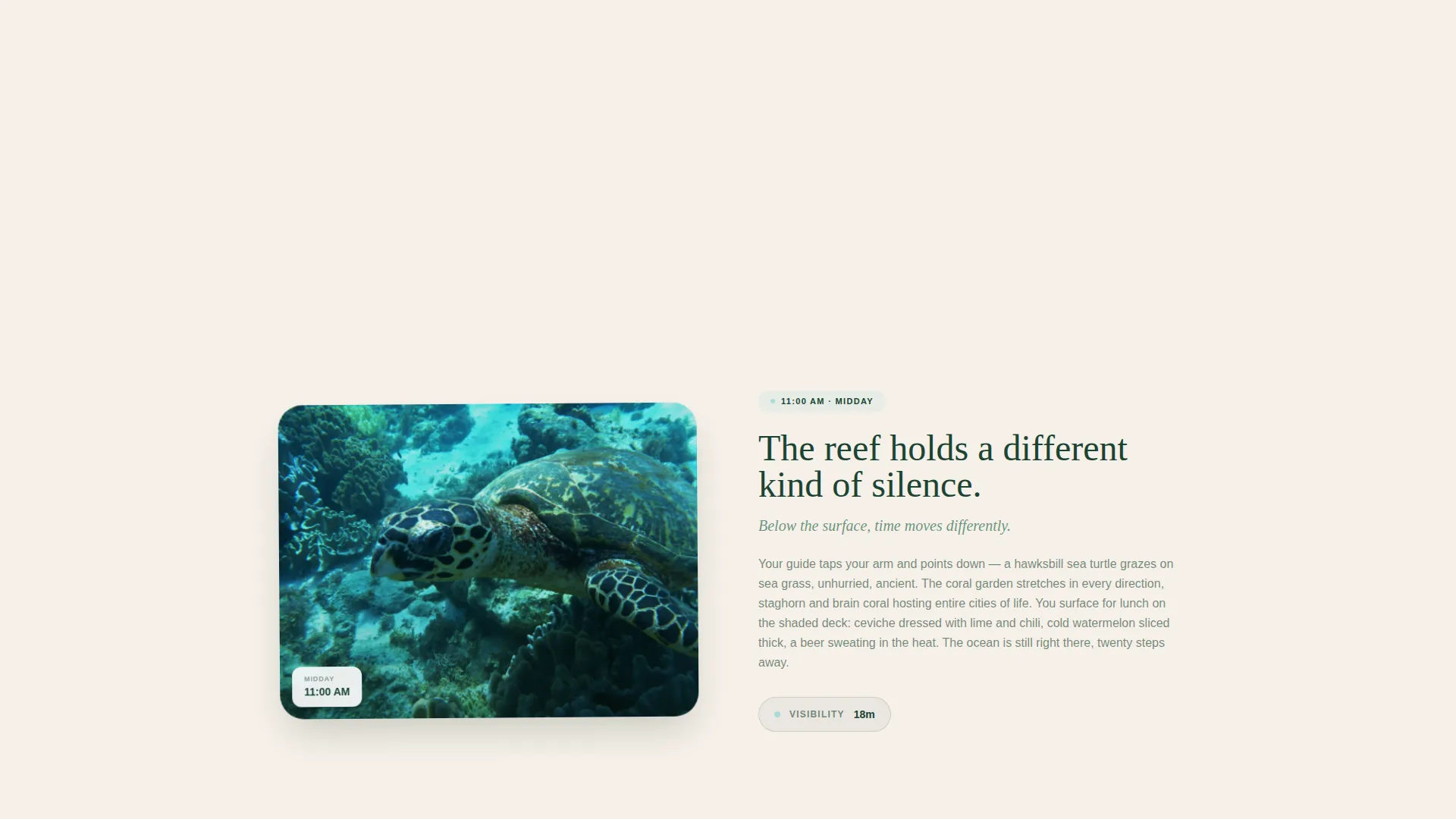 Eco Lodge Landing Page Template, Immersive Booking