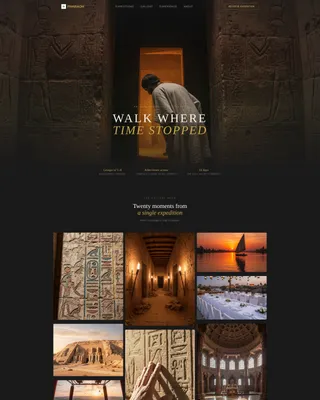 Adventure Tour Landing Page - Luxe Masonry Template