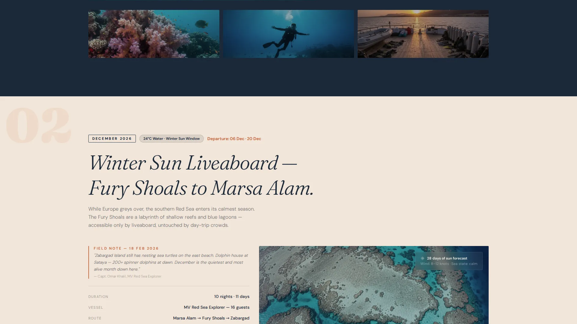 Immersive Egypt Tour Operator Landing Page Template