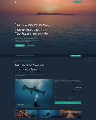 Immersive Egypt Tour Operator Landing Page Template