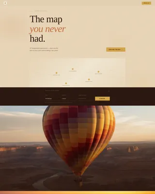 Luxury Experience Booking Landing Page Template