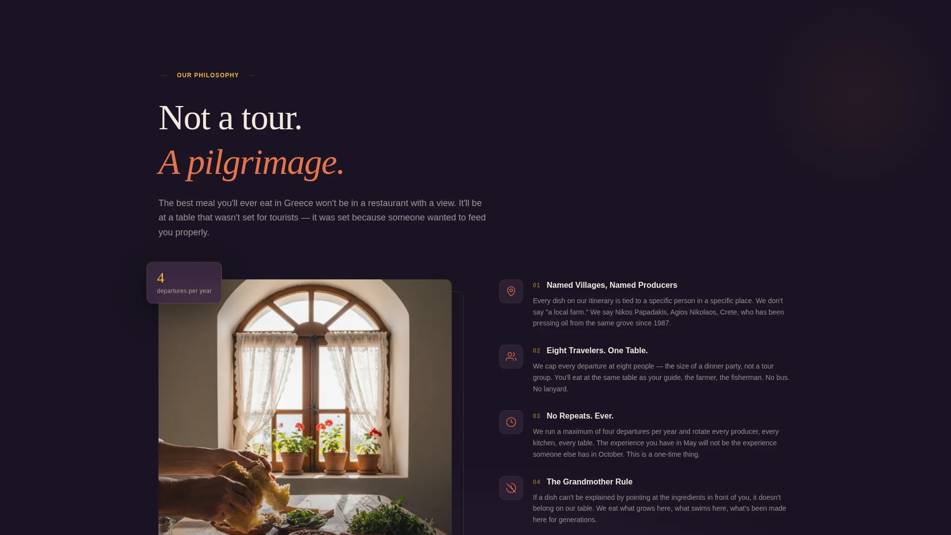 Greece Travel Specialist Booking Website Template