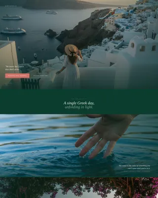 Greece Travel Advanced Booking Website Template