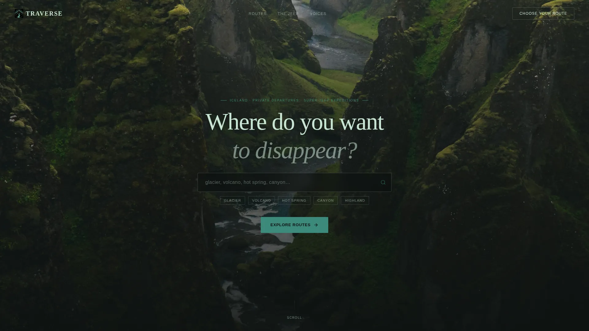 Iceland Travel Professional Website Template