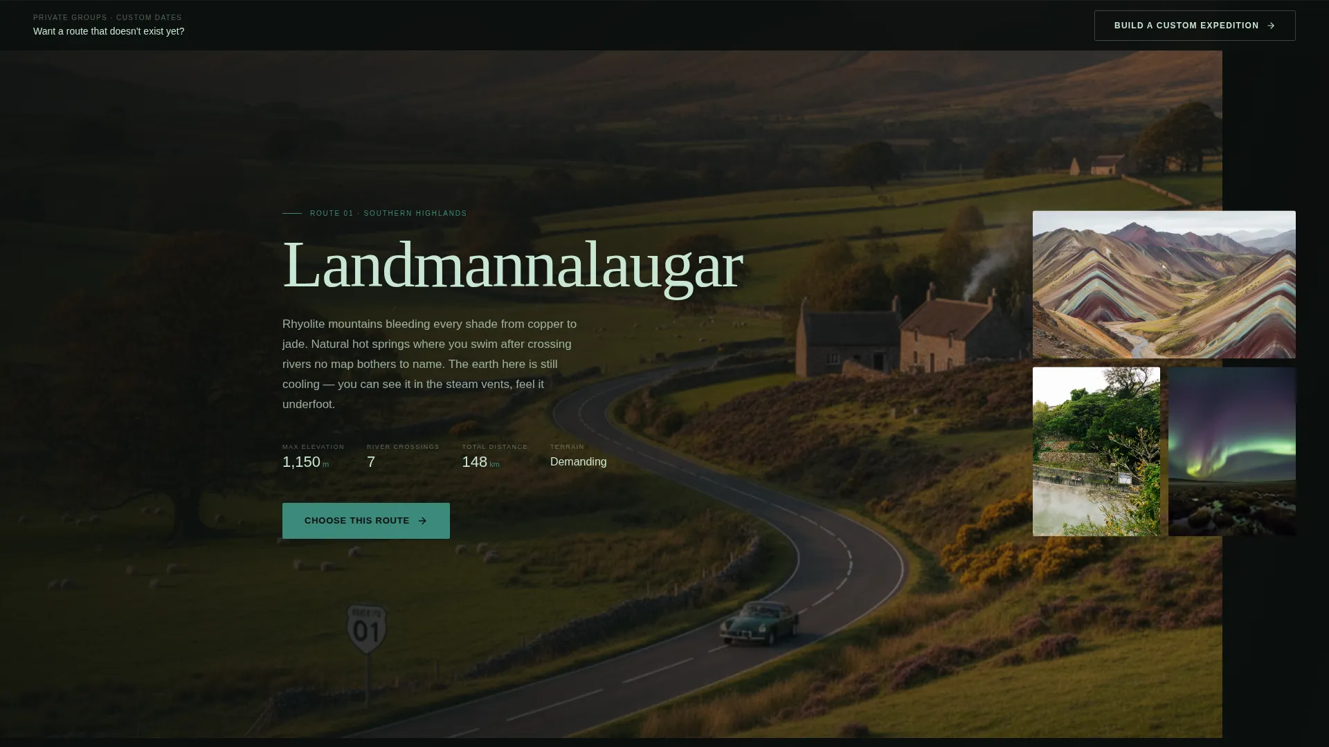 Iceland Travel Professional Website Template