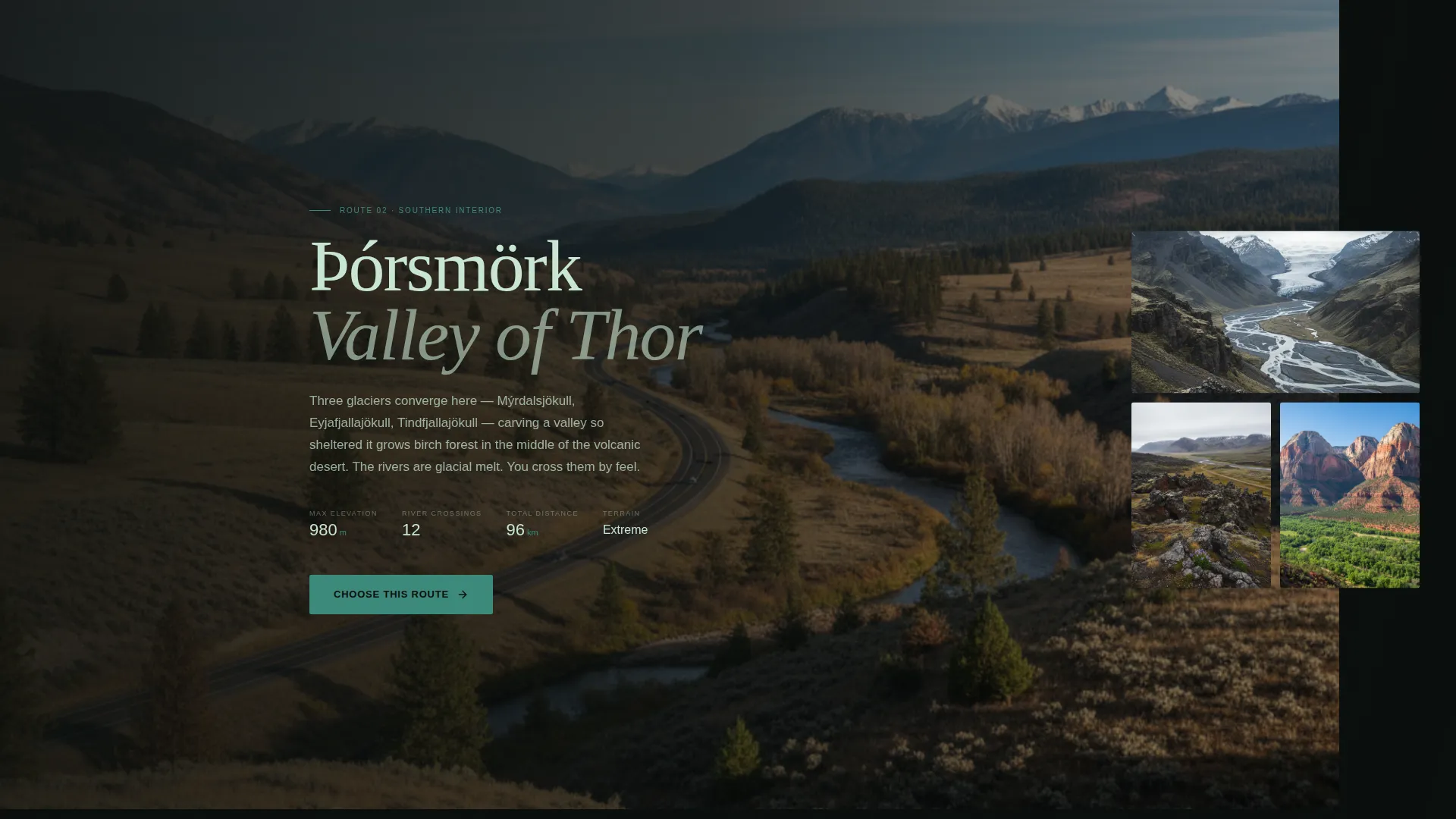 Iceland Travel Professional Website Template