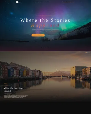 Iceland Travel Complete Booking Website Template