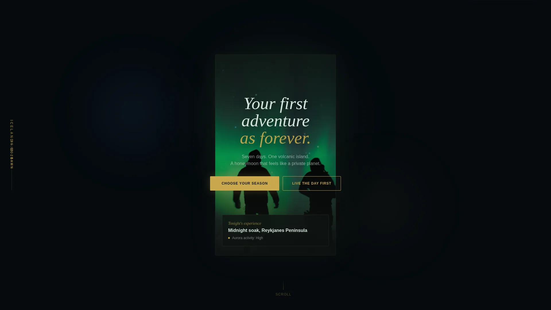 Iceland Travel Specialist Booking Website Template