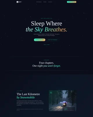 Unique Stay & Accommodation Specialist Booking Website Template