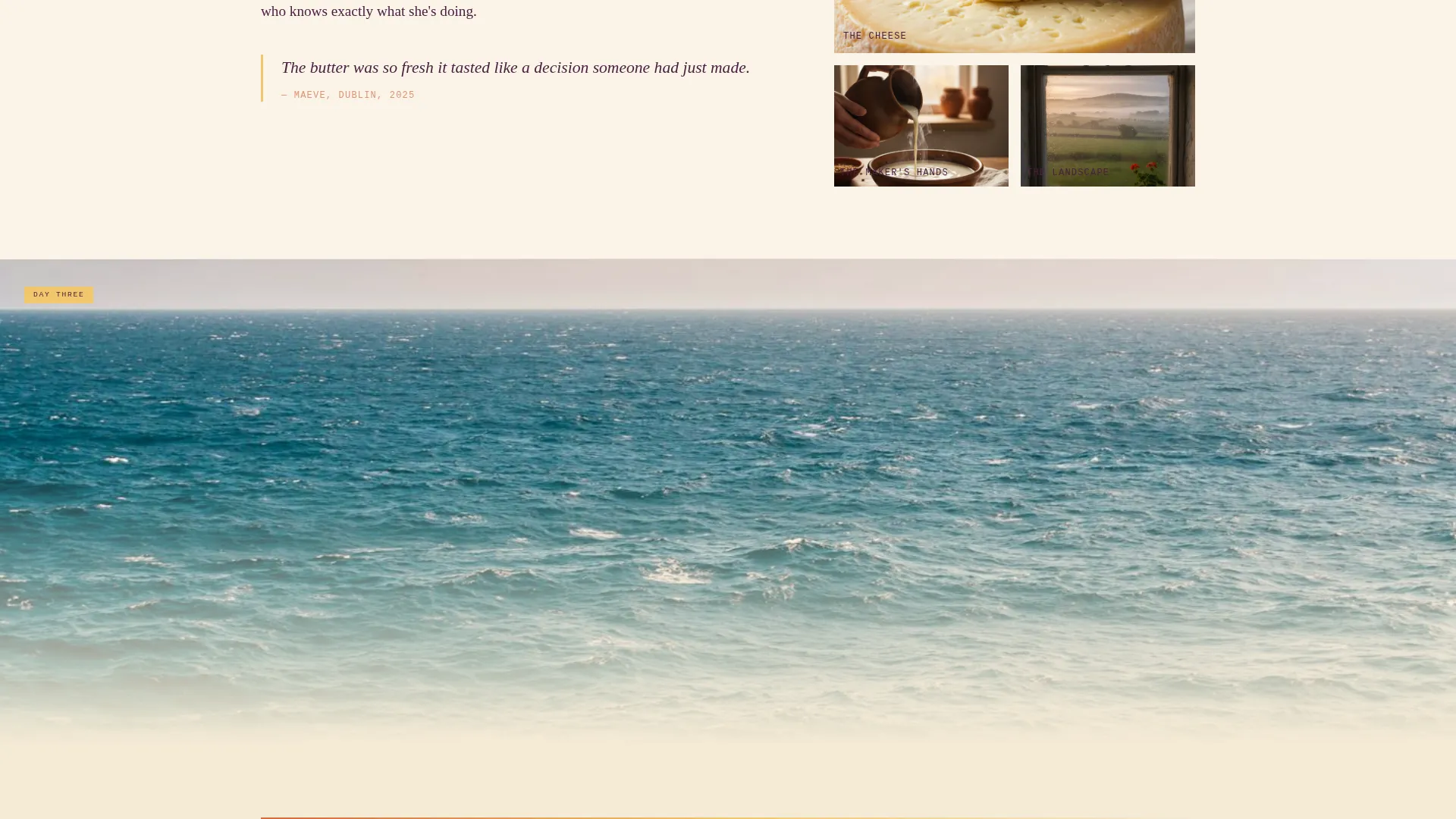 Immersive Culinary Landing Page Template