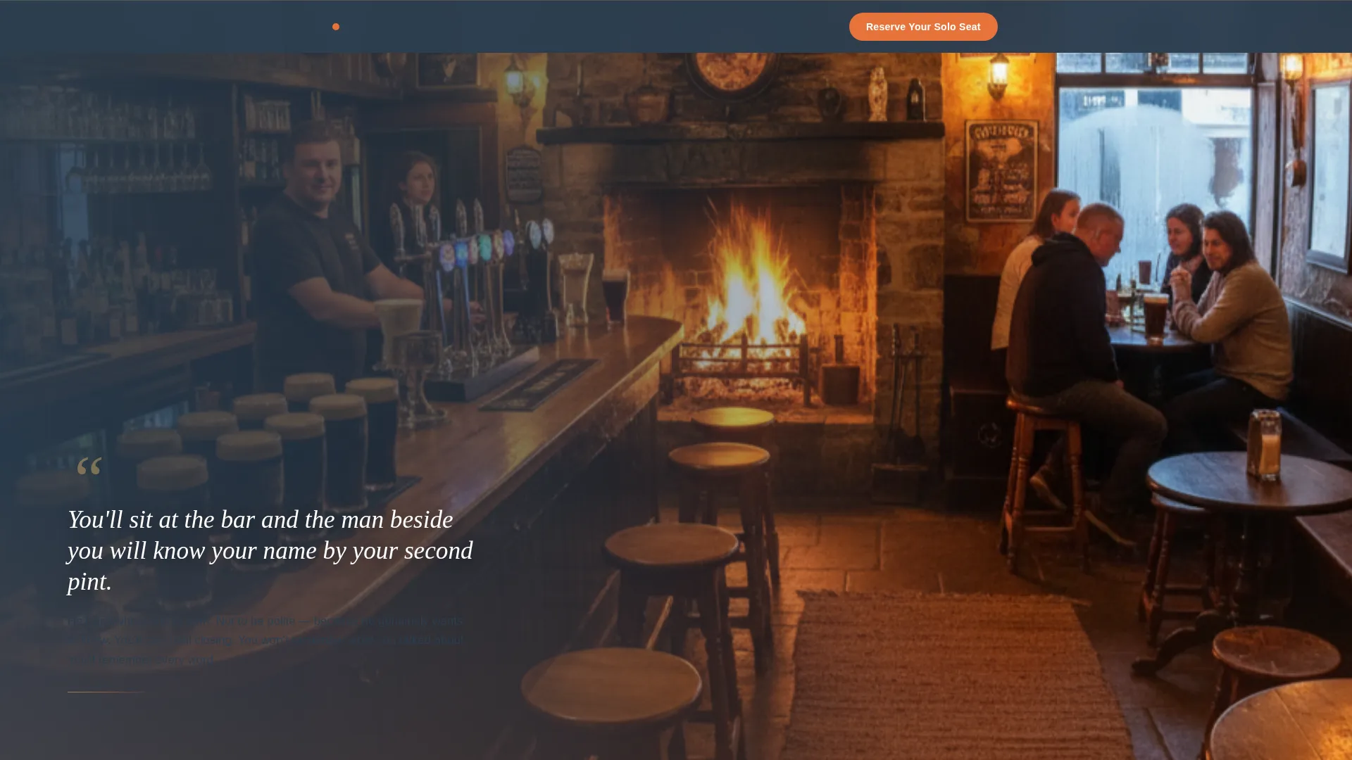 Immersive Ireland Solo Travel Landing Page Template