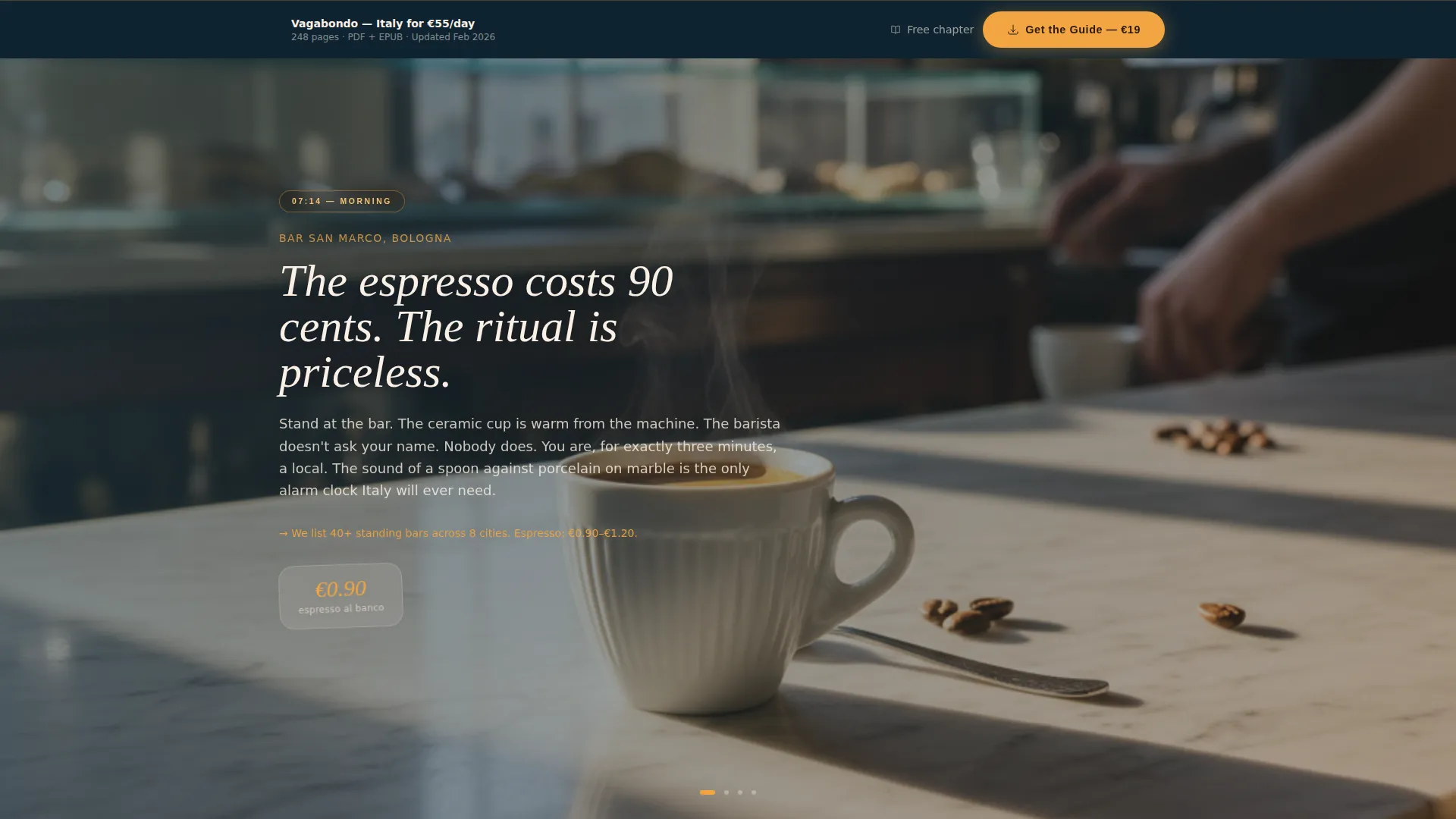 Italy Travel Professional Website Template