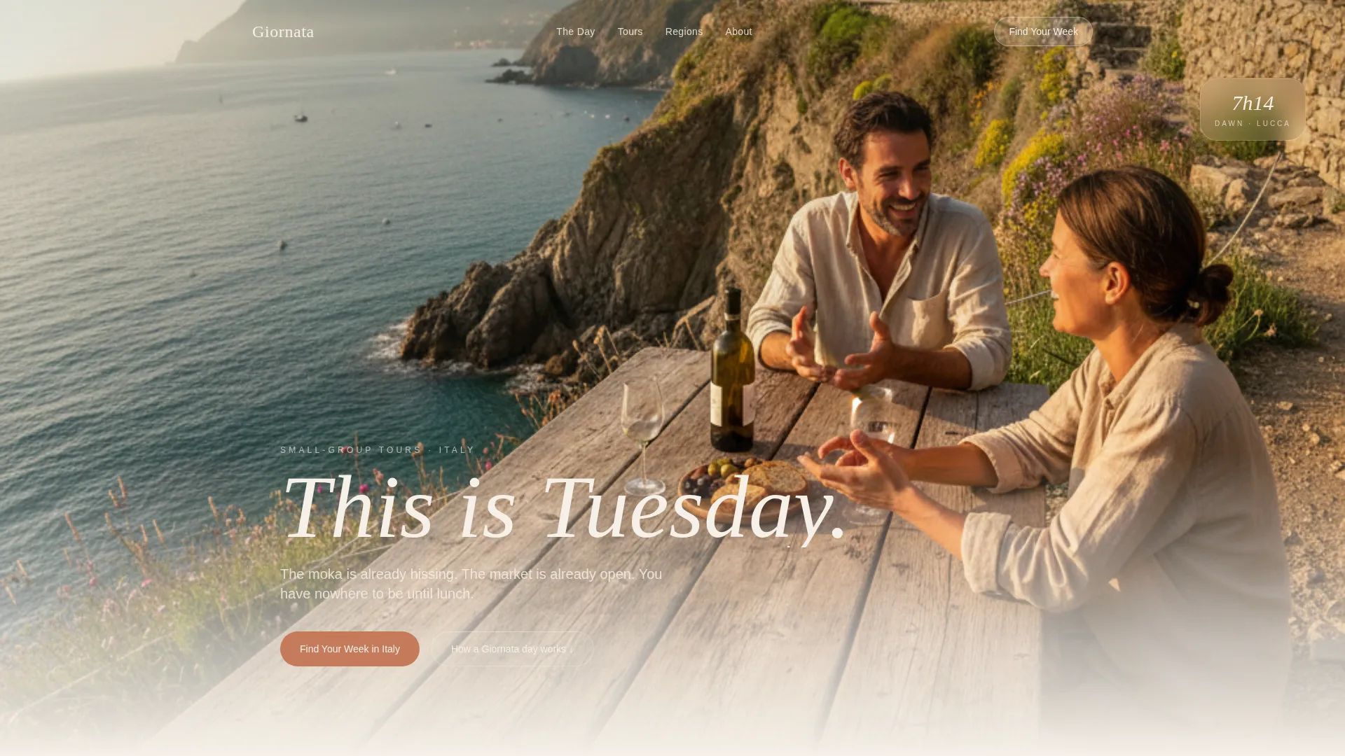 Italy Travel Specialist Booking Website Template