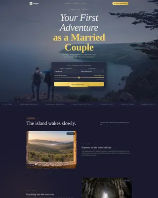 Italy Travel Booking Website Template