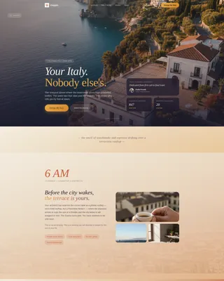 Italy Travel Complete Booking Website Template