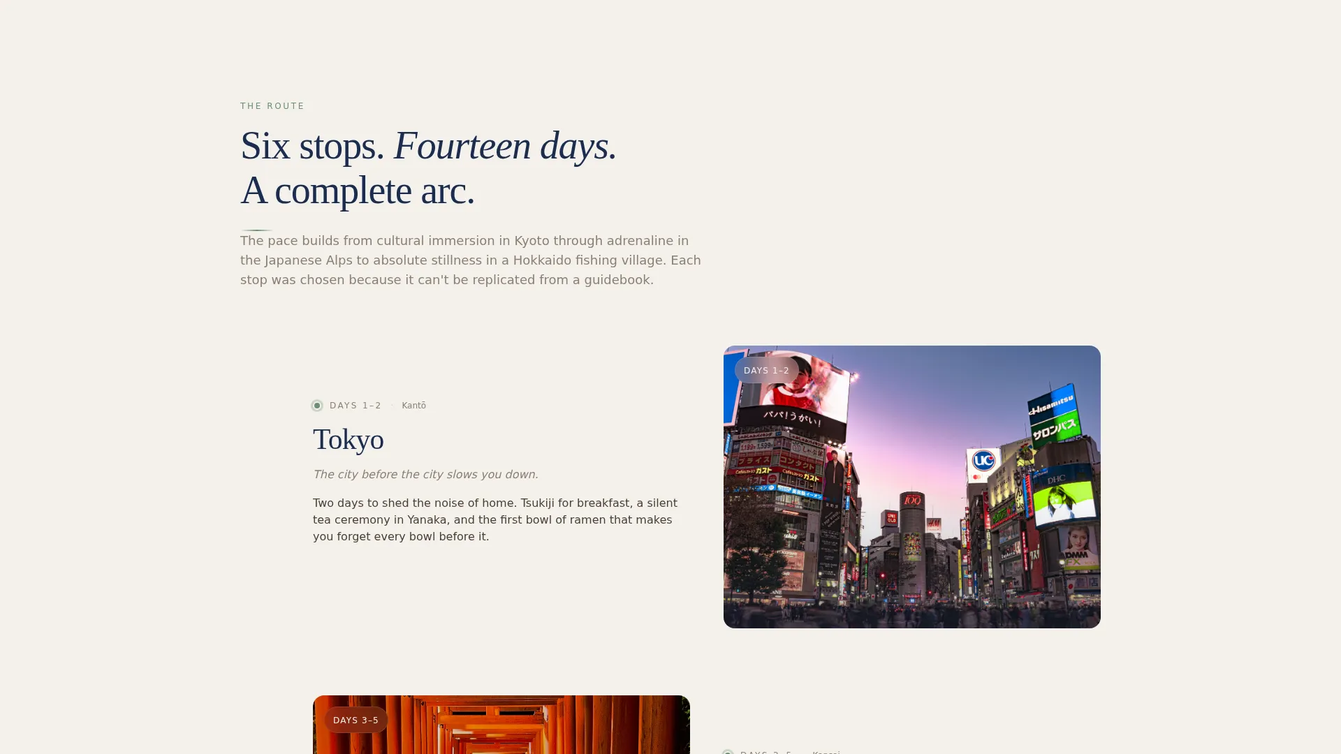 Japan Travel Booking Website Template