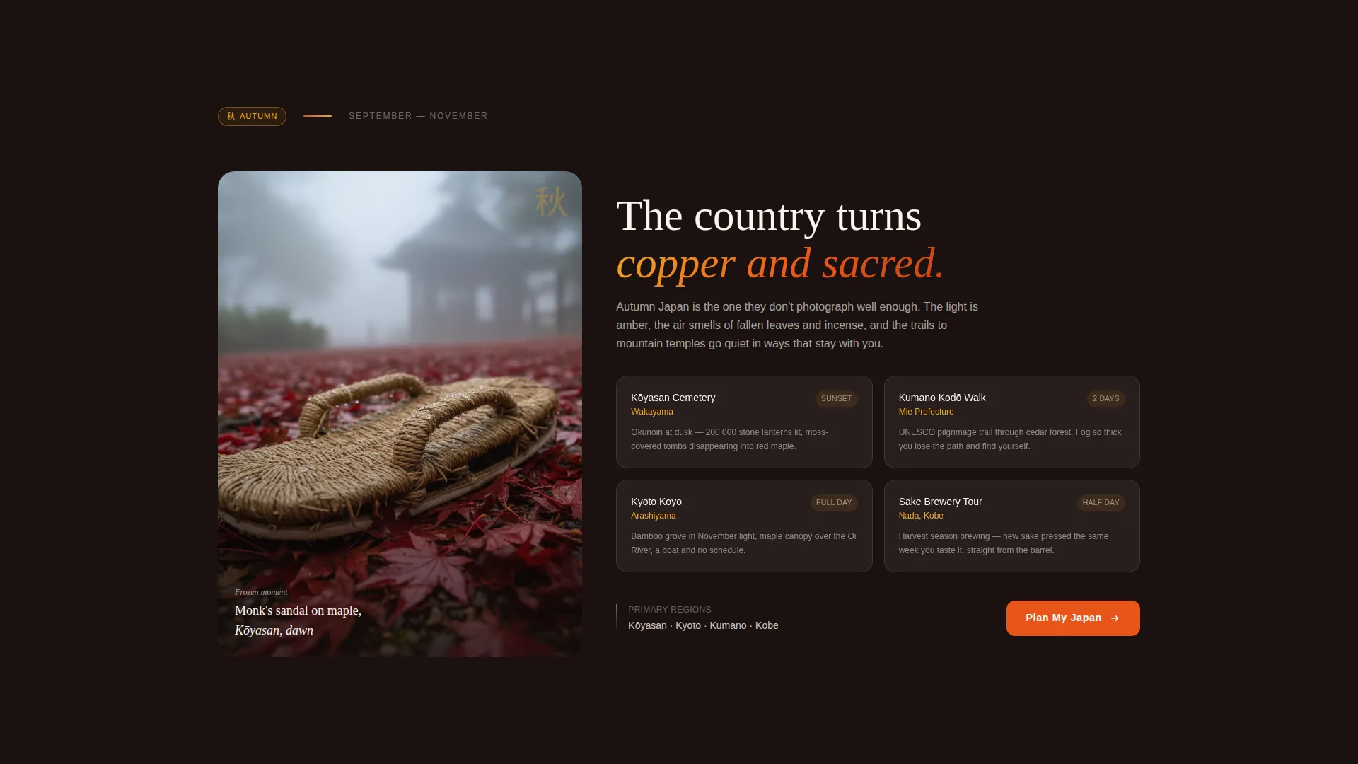 Japan Travel Advanced Booking Website Template