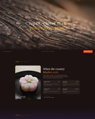Japan Travel Advanced Booking Website Template