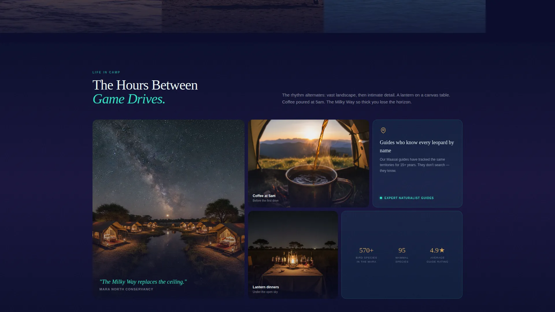 Kenya Group Tour Landing Page Template