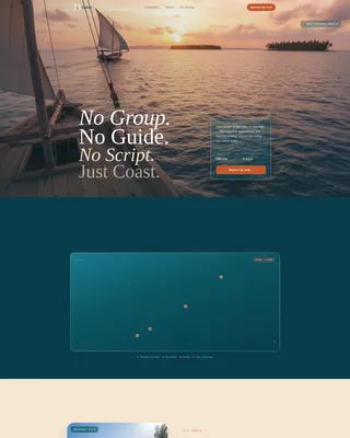 Kenya Solo Travel Landing Page Template
