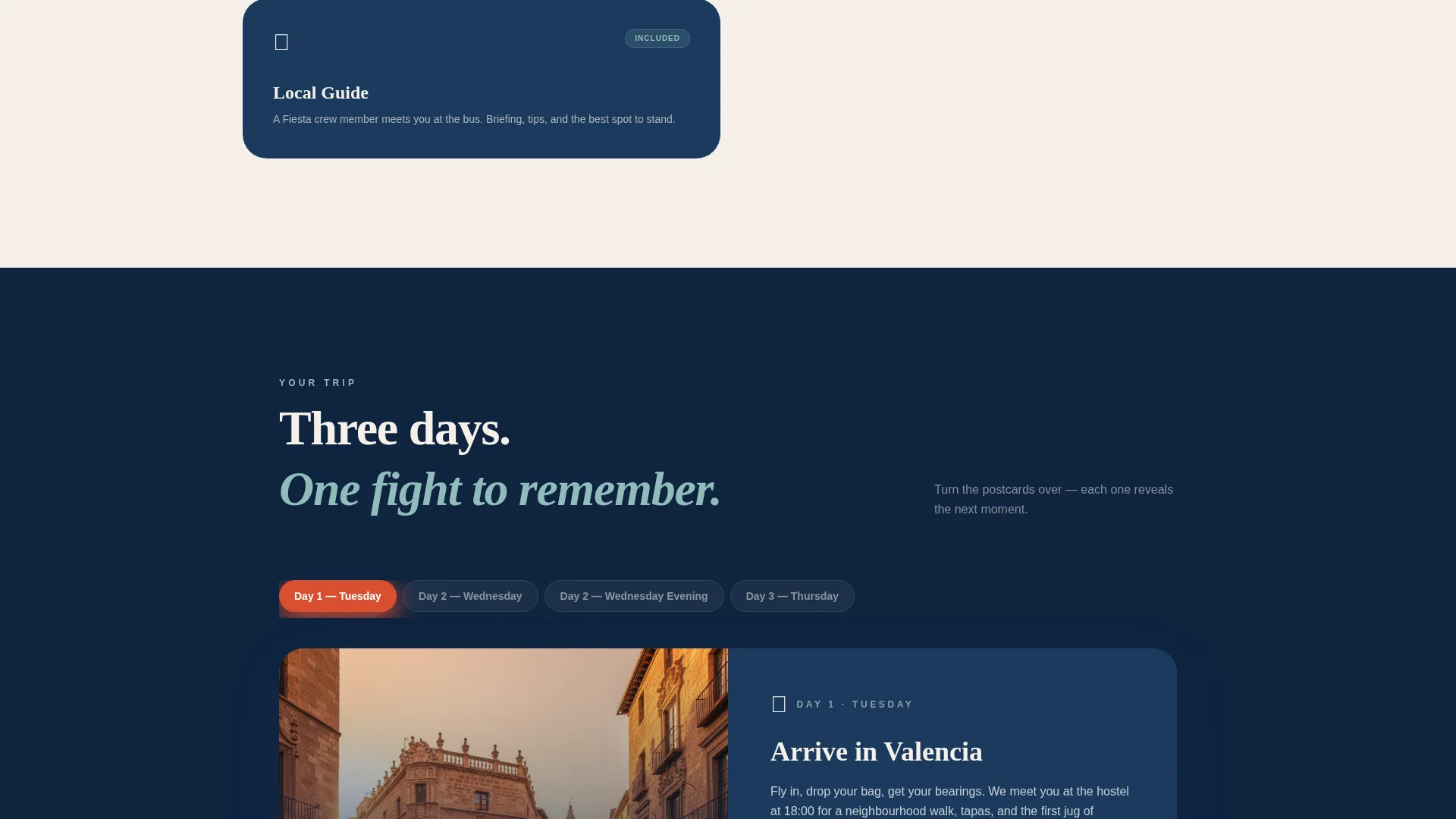 Immersive La Tomatina Festival Landing Page Template