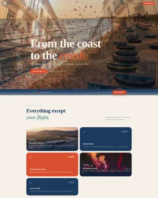 Immersive La Tomatina Festival Landing Page Template