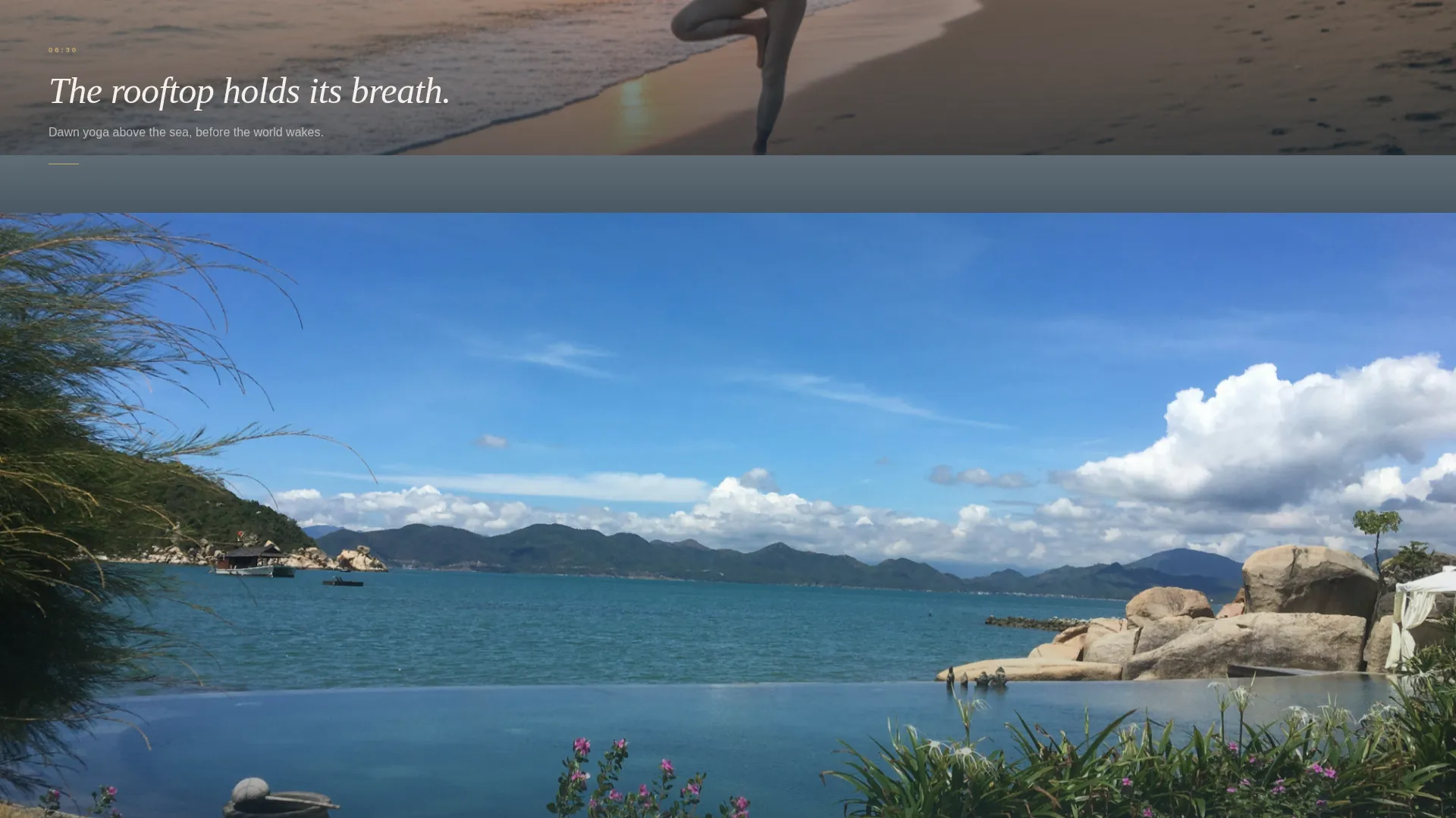 Immersive Luxury Hotel Landing Page Template
