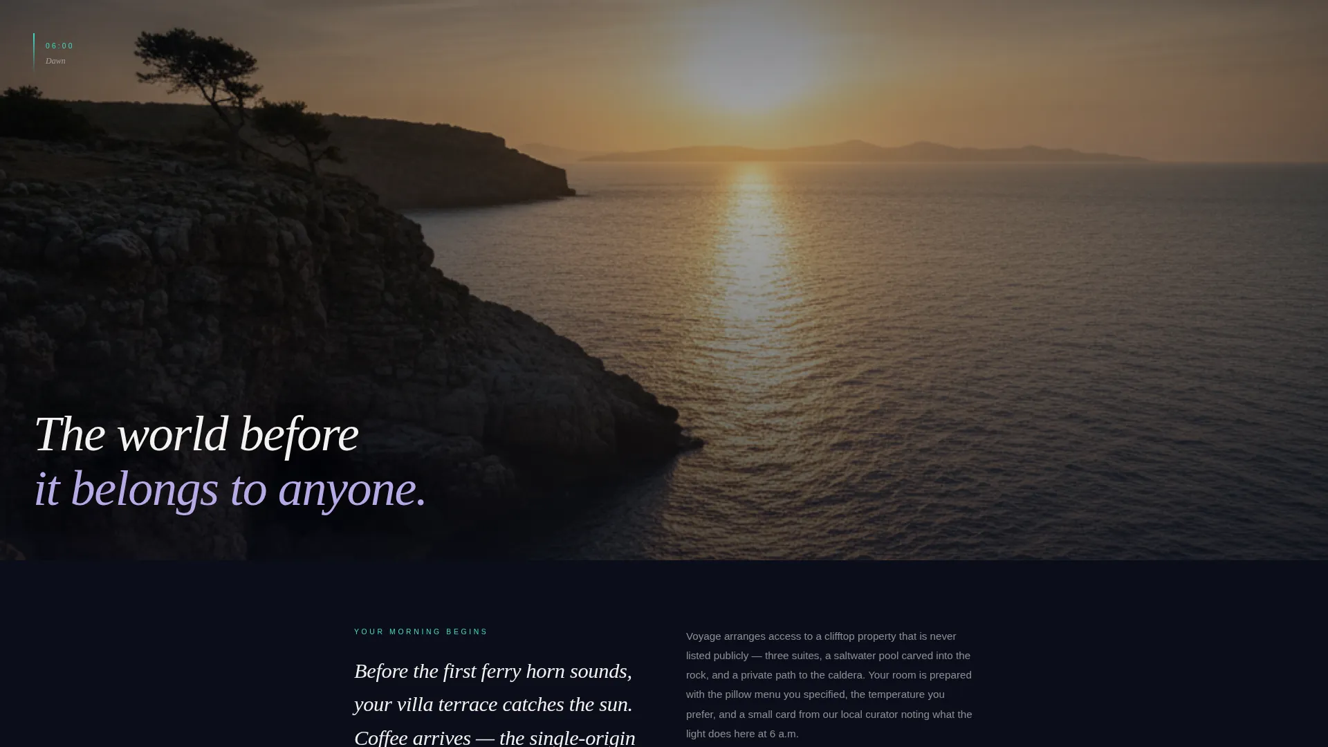 Premium Travel Landing Page Template
