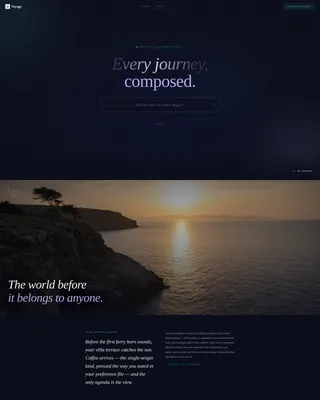 Premium Travel Landing Page Template
