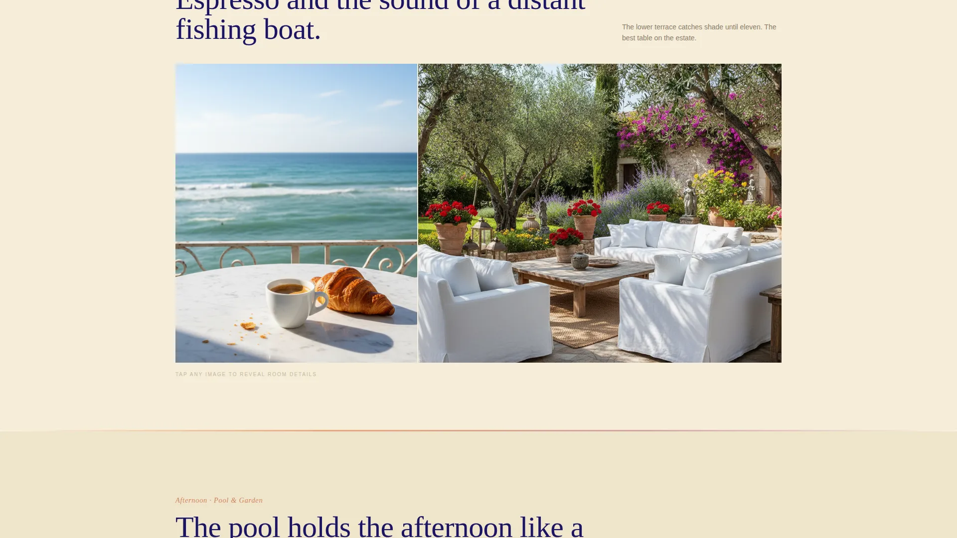 Luxury Villa Gallery Landing Page Template