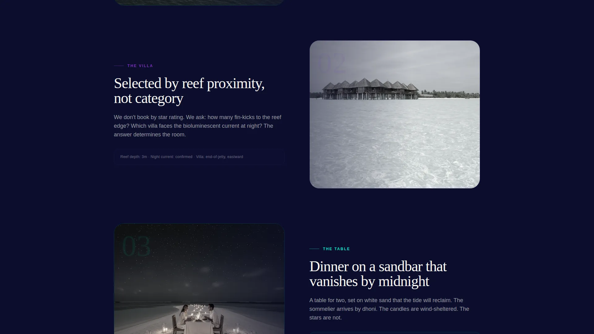 Maldives Luxury Travel Agency Landing Page Template