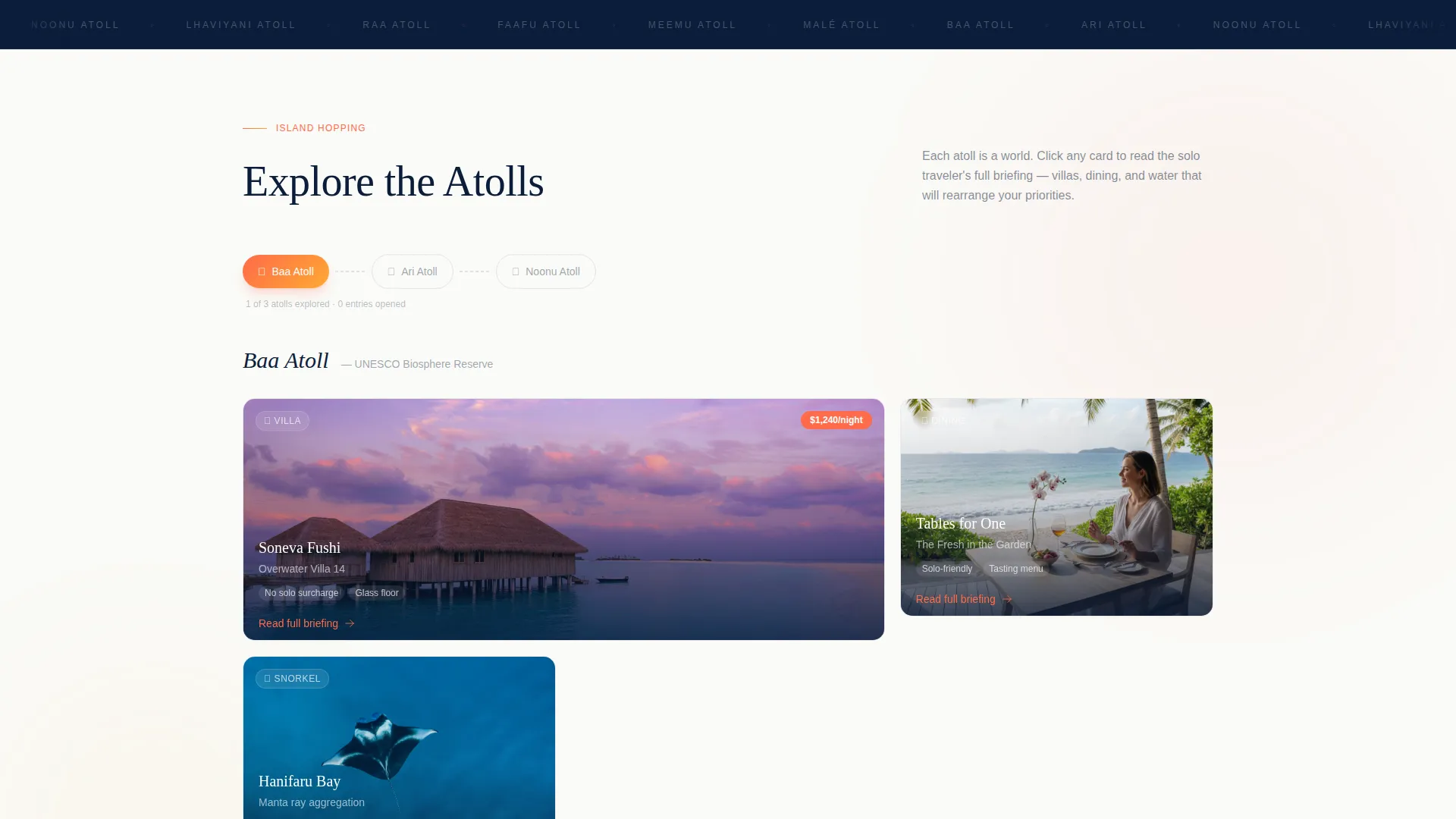 Luxe Solo Travel Guide Landing Page Template