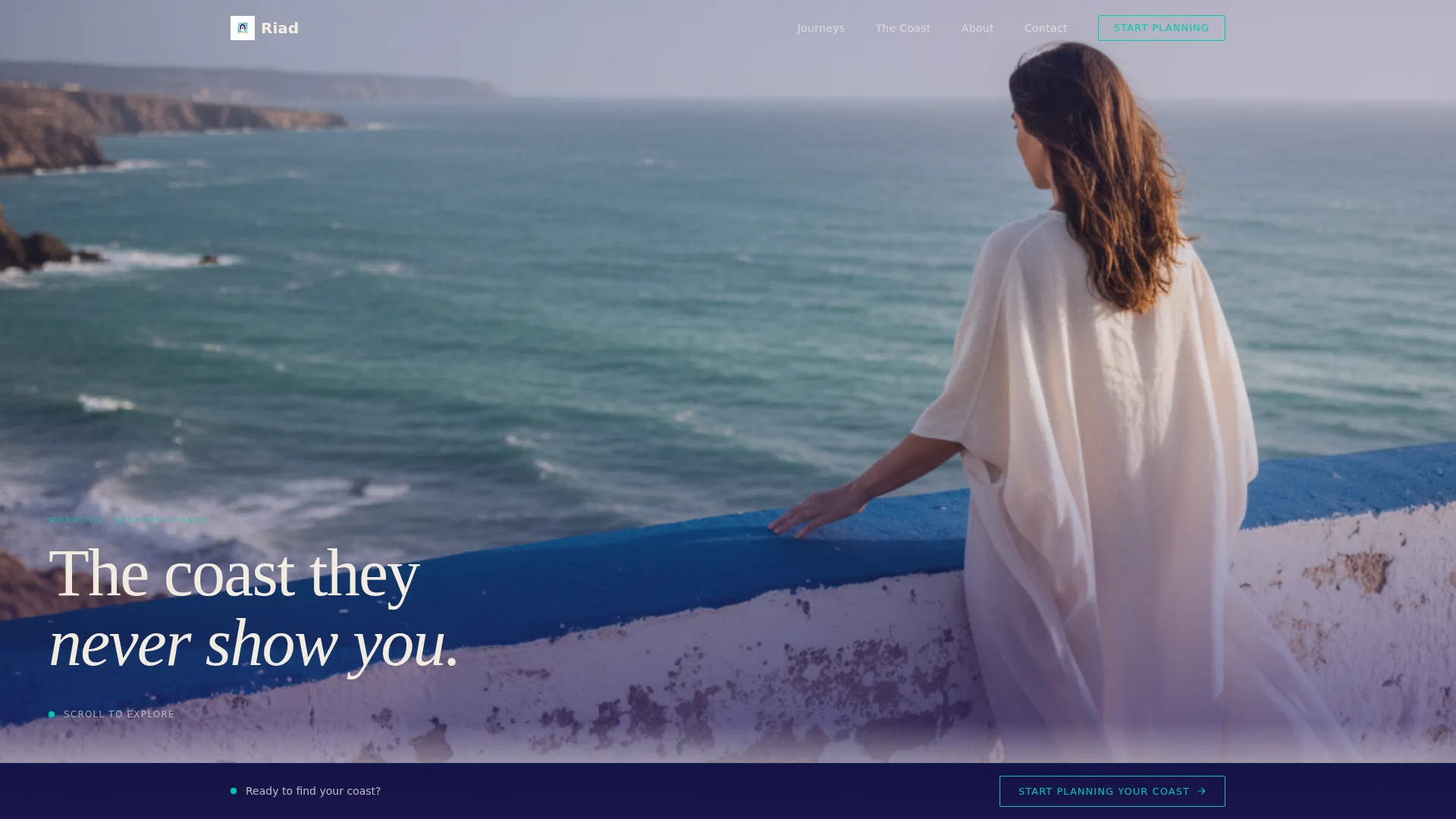 Luxury Travel Agency Landing Page Template