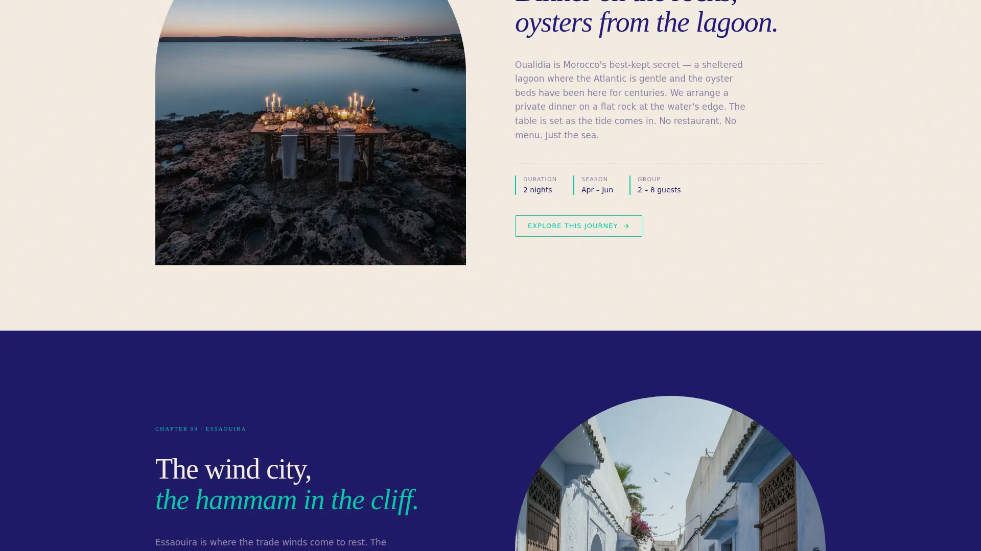 Luxury Travel Agency Landing Page Template