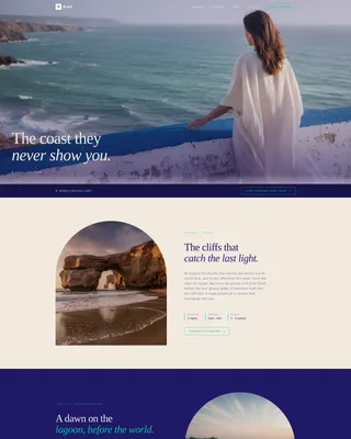 Luxury Travel Agency Landing Page Template