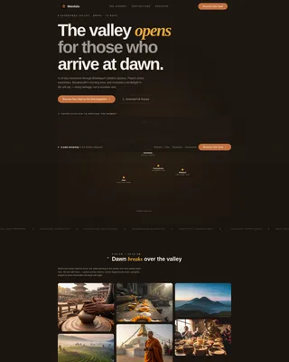 Nepal Cultural Tour Landing Page Template