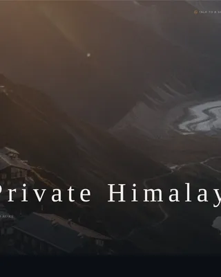 Himalaya Luxury Travel Agency Landing Page Template