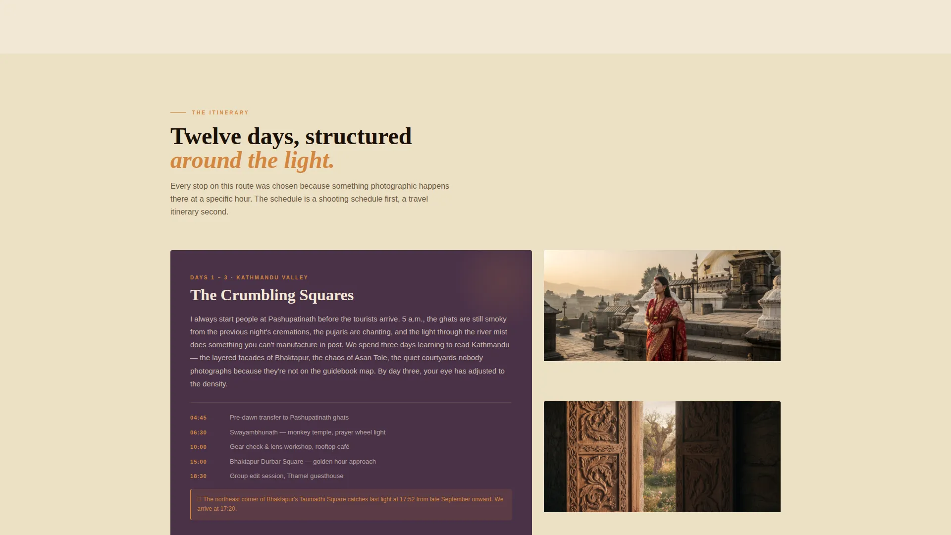 Nepal Travel Specialist Professional Website Template