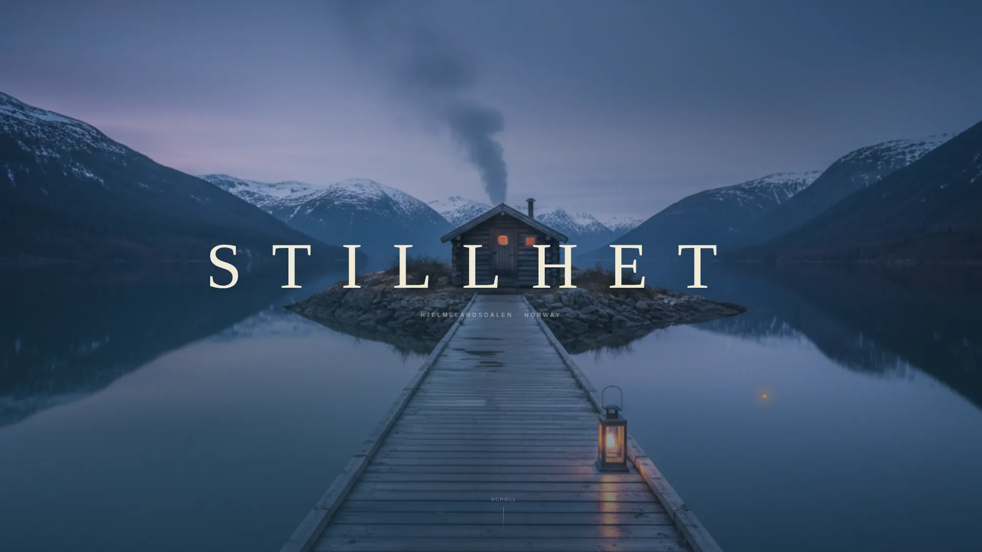 Norway Wellness Retreat Landing Page Template