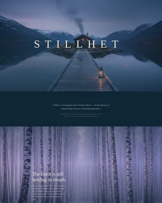 Norway Wellness Retreat Landing Page Template