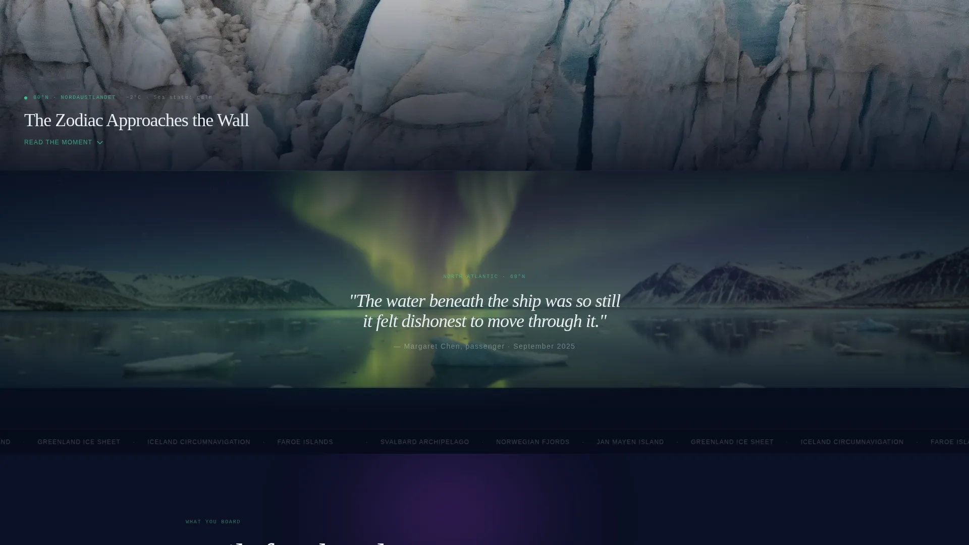 Ocean Cruise Line Gallery Landing Page Template