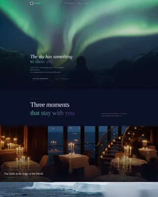 Ocean Cruise Line Gallery Landing Page Template