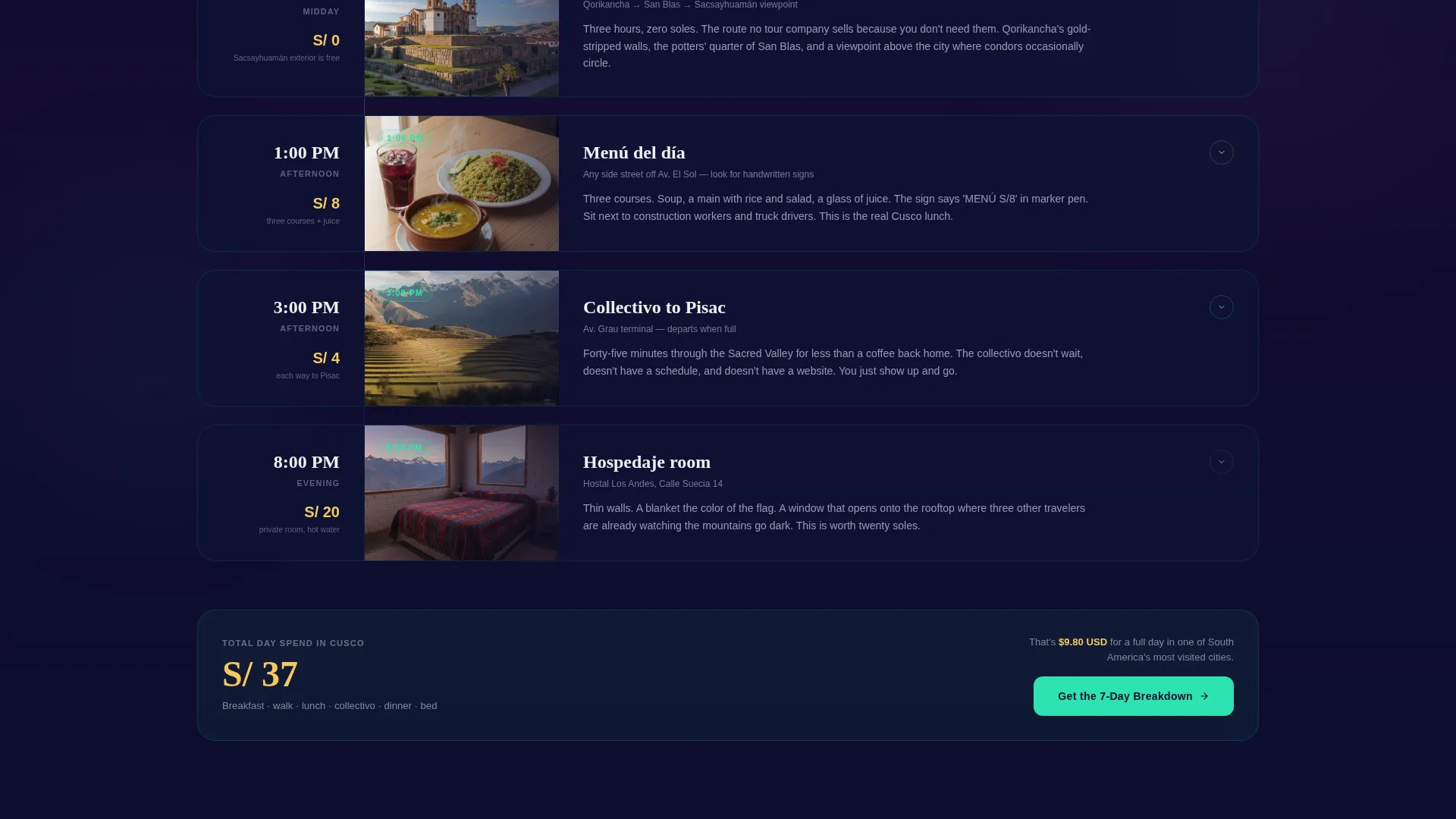 Peru Travel Professional Website Template