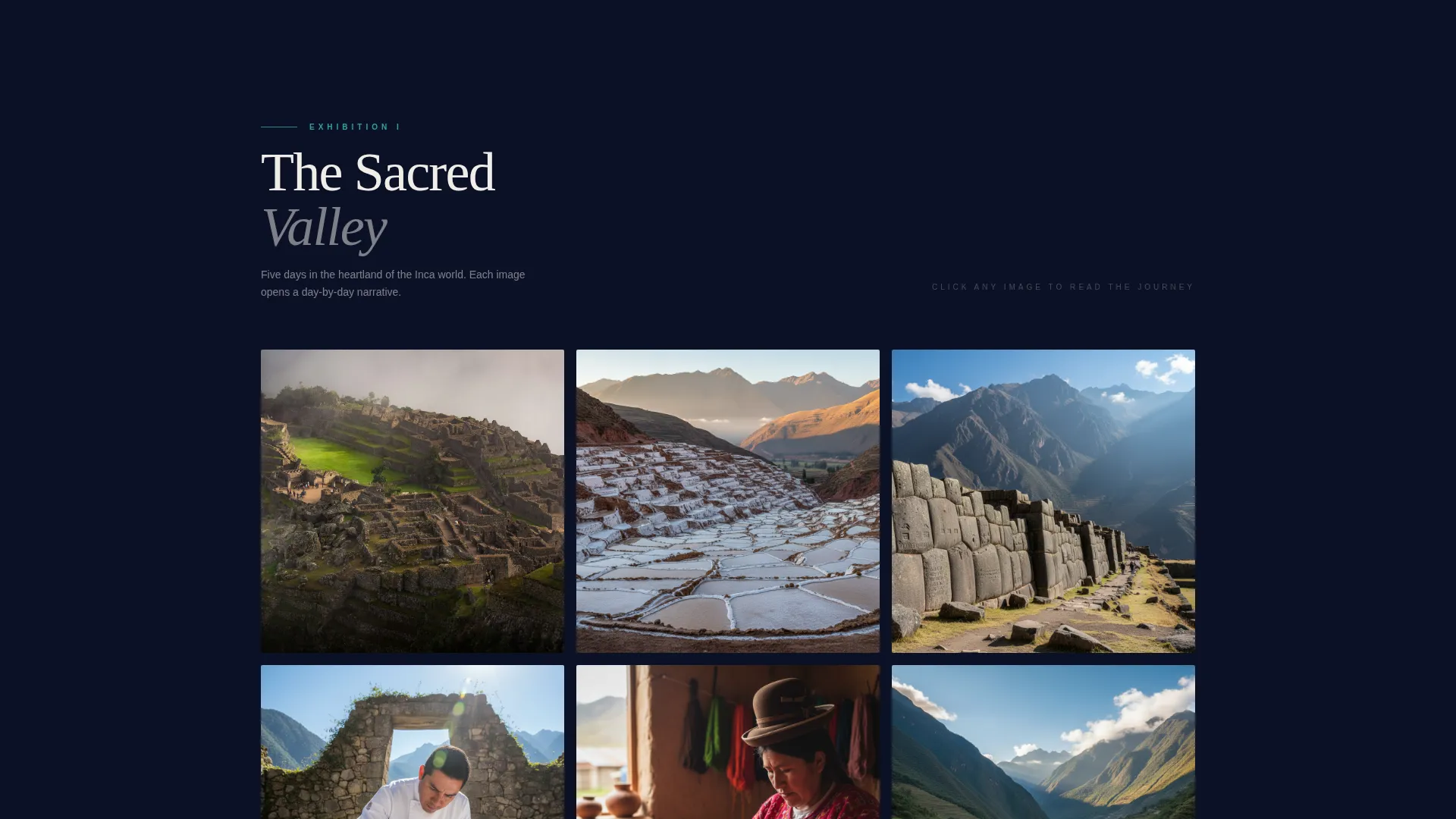 Luxury Peru Travel Agency Landing Page Template