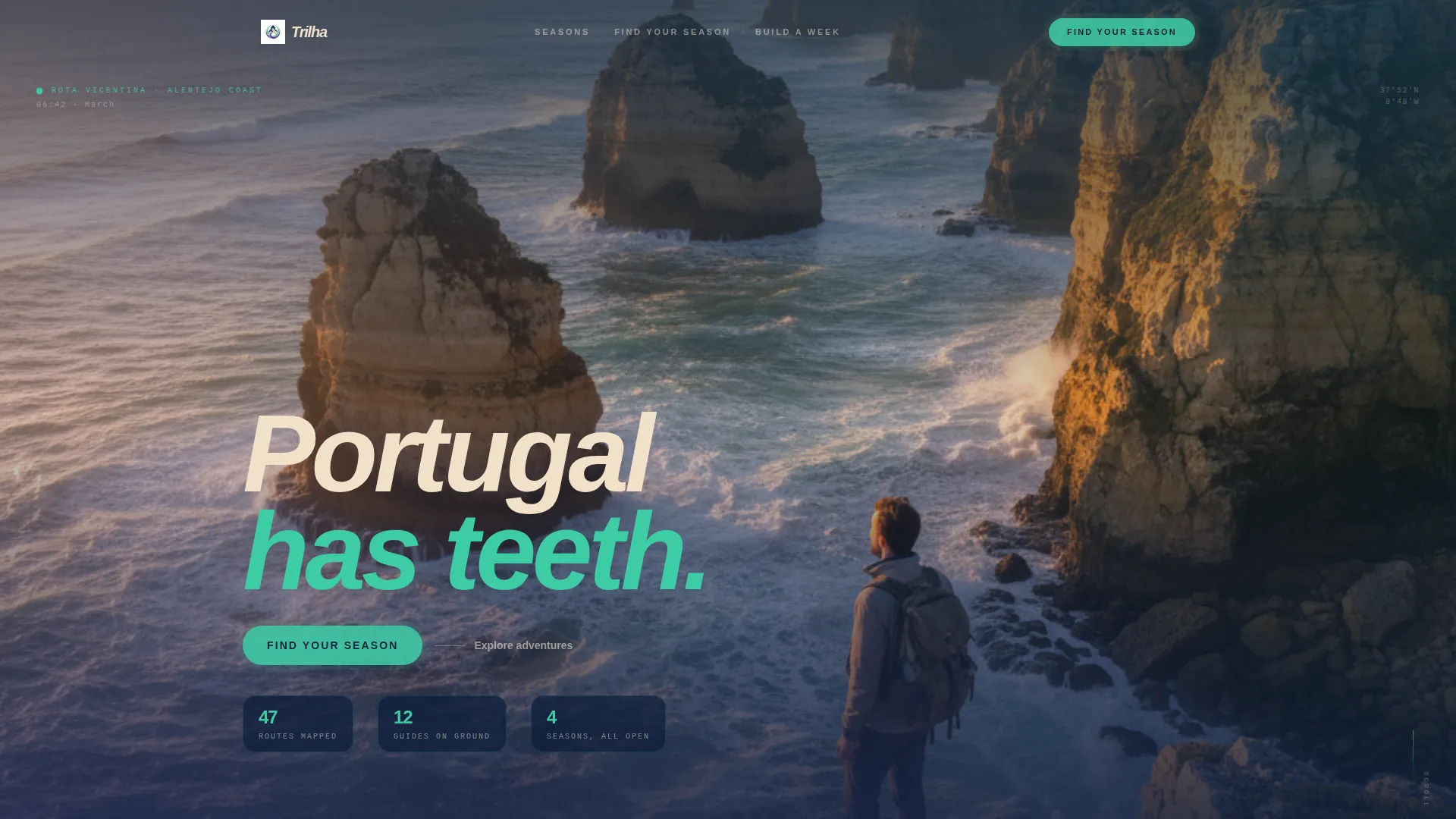 Portugal Travel Specialist Booking Website Template